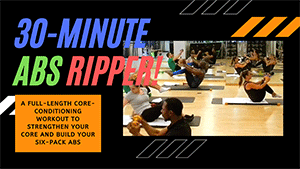 RIPPED ABS! STRONG CORE! 30 minutes, abs on FIRE!!! 🔥